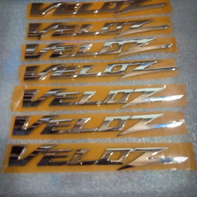 emblem tulisan veloz asli original bawaan mobil new Avanza Veloz