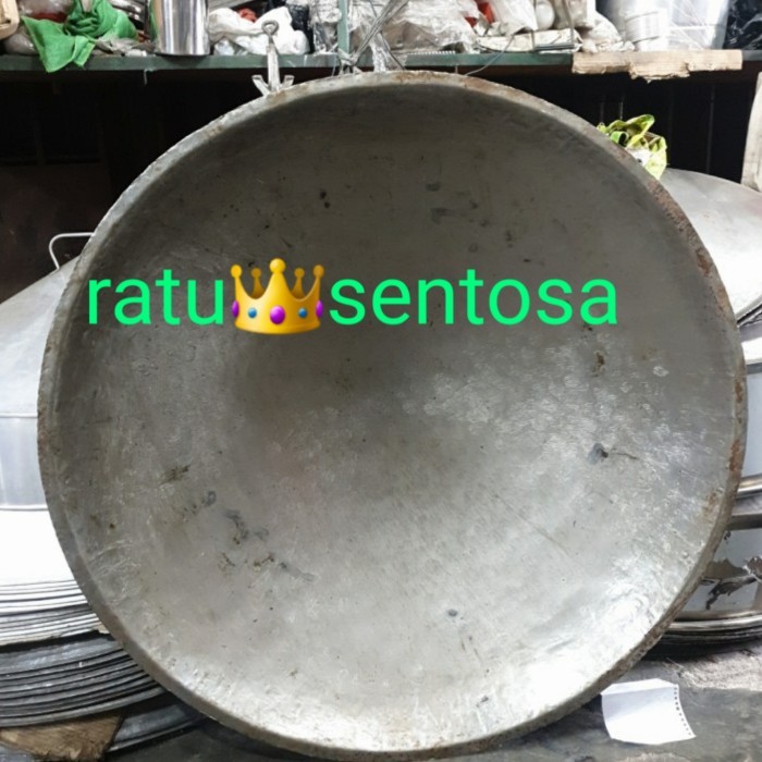 TERBARU kuali plat besi besar wajan besar uk 110 cm wajan goreng kripik bebek
