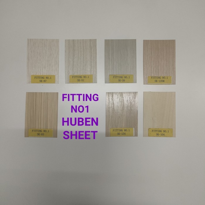 PVC SHEET TEBAL 0,3 WARNA URAT KAYU MUDA TACO SHEET DECO HUBEN SHEET