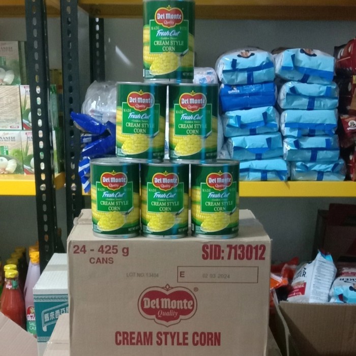 

delmonte cream style corn 1dus / jagung halus