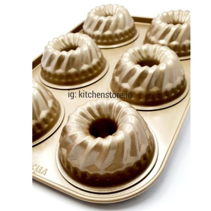 Suncity Mini Kugelhopf Cake Pan / Loyang Kue Donut Kouglof - Yc80106 Sisidwiputri