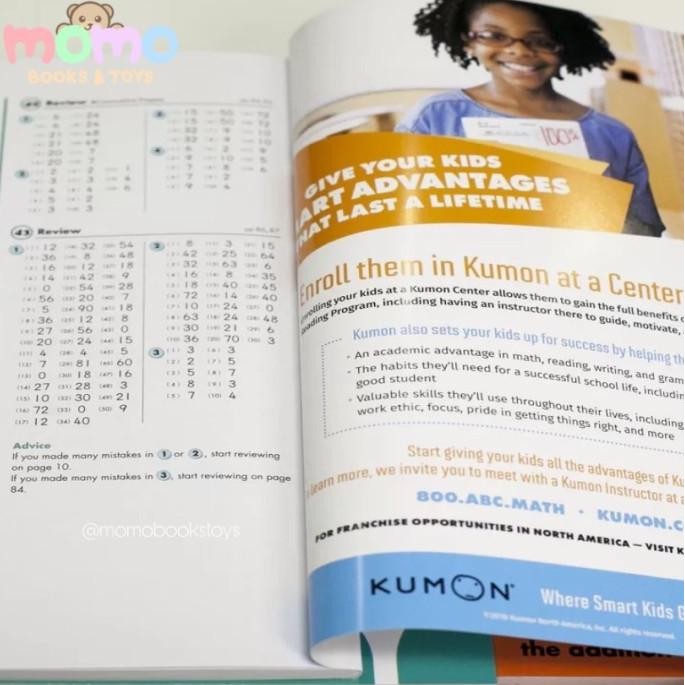|| PROMO  ~`~ Kumon Math Workbook Grade 1 2 3 4 | Buku Matematika Berhitung Anak Sd ||~~~