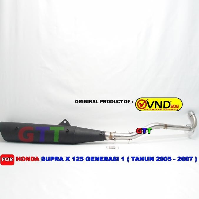 Diskon Knalpot Tsukigi Emboss Vnd Original Thailand Karisma / Supra X 125