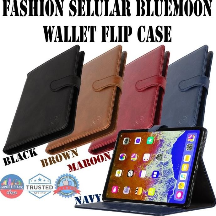 Asli Samsung Galaxy Tab A 10.1 2019 T515 Bluemoon Flip Cover Tablet Case