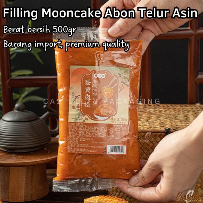 

siap kirim] Filling Mooncake Abon & Telur Asin Import Isian Pia Kue Bulan