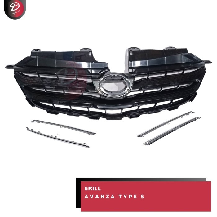 Grill Rambang Depan Toyota Avanza Type S 2007 20 2009 2010 2011