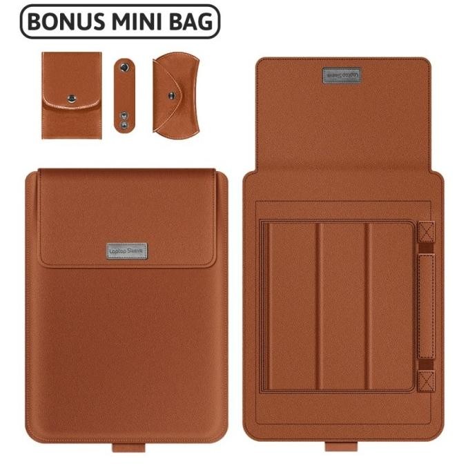 HP SPECTRE 13 13.3 SLEEVE CASE POUCH COVER POWERPACK LEATHER STAND BAG