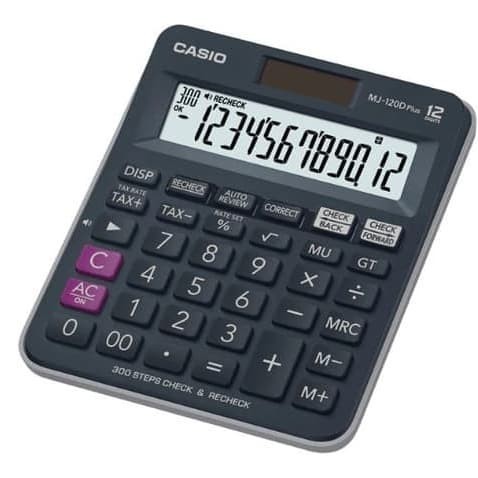 

Casio Desktop Mj-120D - Kalkulator Meja Office Check Correct Mj 120D