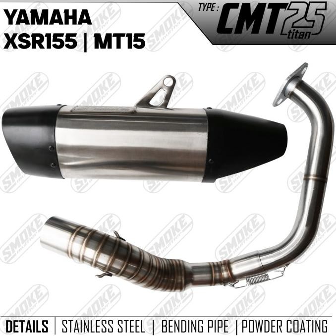 Spesial Knalpot Xsr 155 Underbelly Adem Full System Copy Cmt25