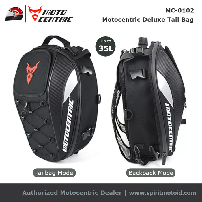 Motocentric Deluxe Tail Bag Tas Belakang Motor Touring Tailbag