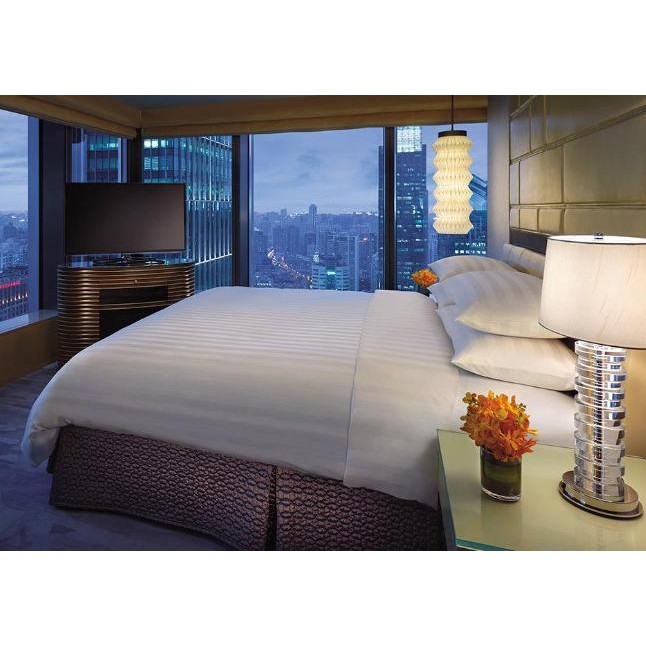 Sale Sprei Hotel Karet 100% Katun Dobby Tc-300