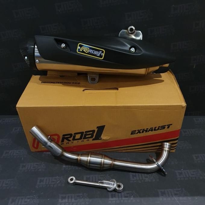 Terjangkau Knalpot Rob1 Robi Standard Racing Megabomb Stainless Yamaha Nmax Ori