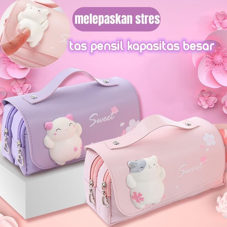 

SPECIAL tas pensil kapasitas besar dengan aksesori Stress Relief bahan tahan air,Berbagai pilihan ni-22