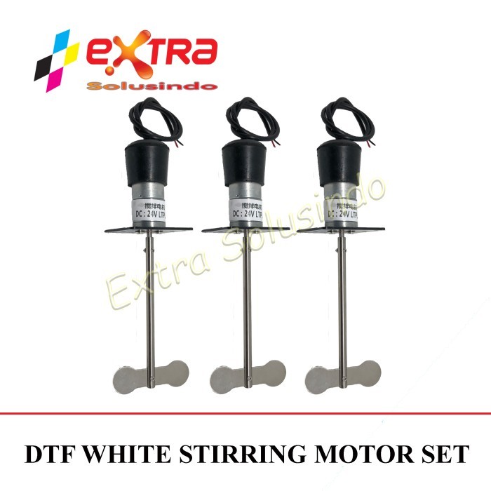 

DTF STIRRING MOTOR SET MOTOR PENGADUK TINTA WHITE DTF & UV 24V SET