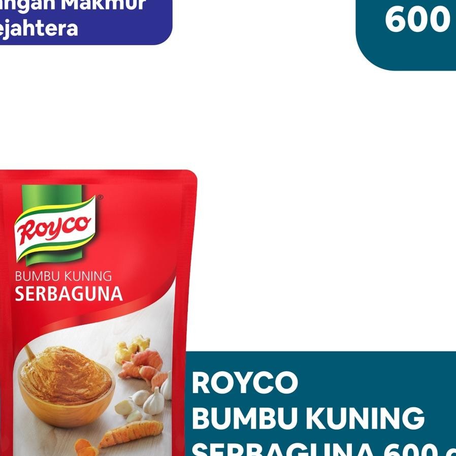 

Royco Bumbu Uning Erbaguna Bumbu Daar Uning Bumbu Ungep 600Gr
