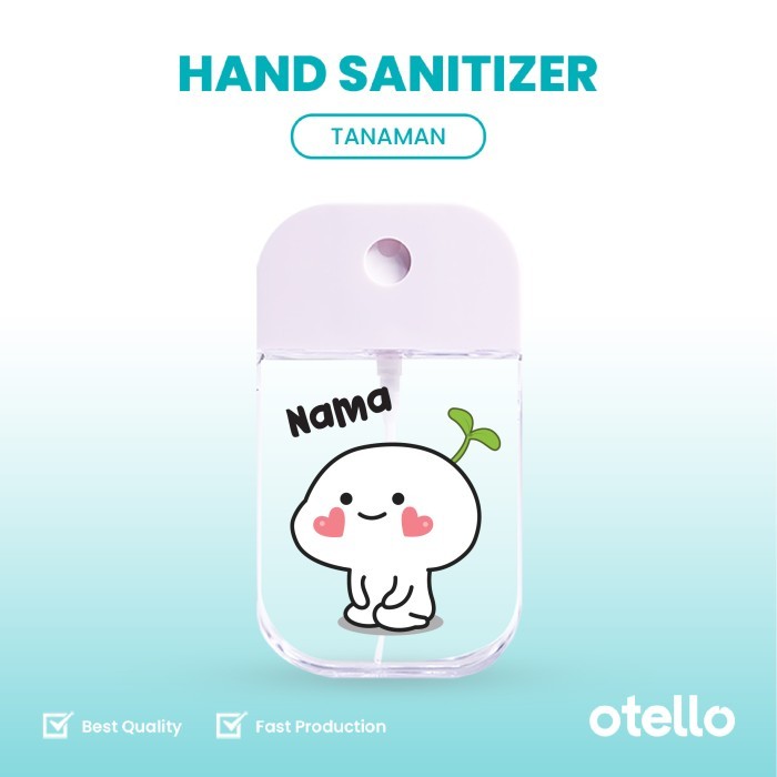 - Custom Pocket Hand Sanitizer Pentol Nama Spray 45 ML Karakter