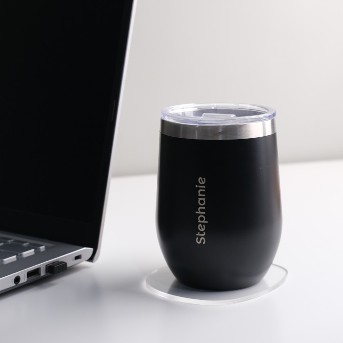 Custom Tumbler Haru Coffee Mug Kopi Stainless Travel Cup 350 ml