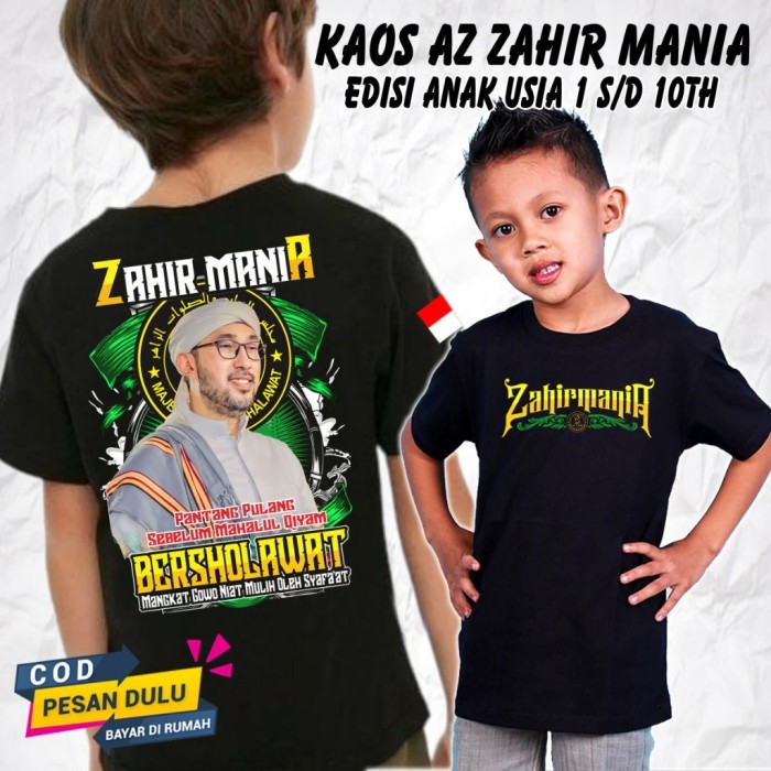 KAOS SHOLAWAT ANAK SYEKHER MANIA AZ ZAHIR KATUN COMBED