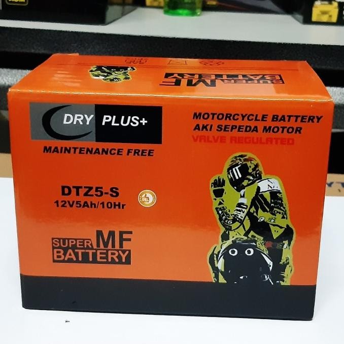 aki motor honda beat, supra x 125, karisma, vario 110 gtz5s ot asli