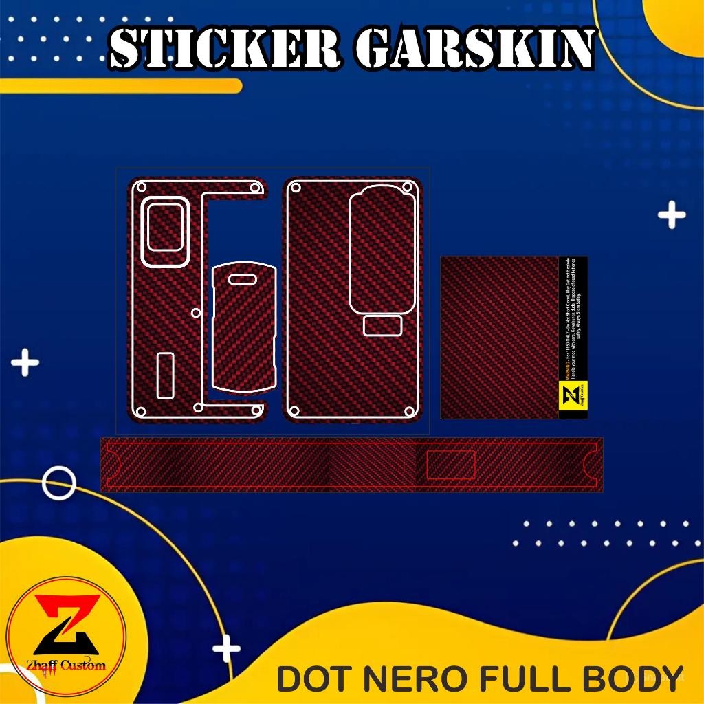 

Premium Cut - Zhaff New Acces D0tnerr0 Anti Luntur Type 3 Garskin Stiker / Case Custom Terlaris 2PCS/ Fullbody