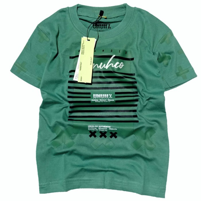 BAJU KAOS DISTRO ANAK LAKI LAKI 1-12 TAHUN WARNA HIJAU MINT