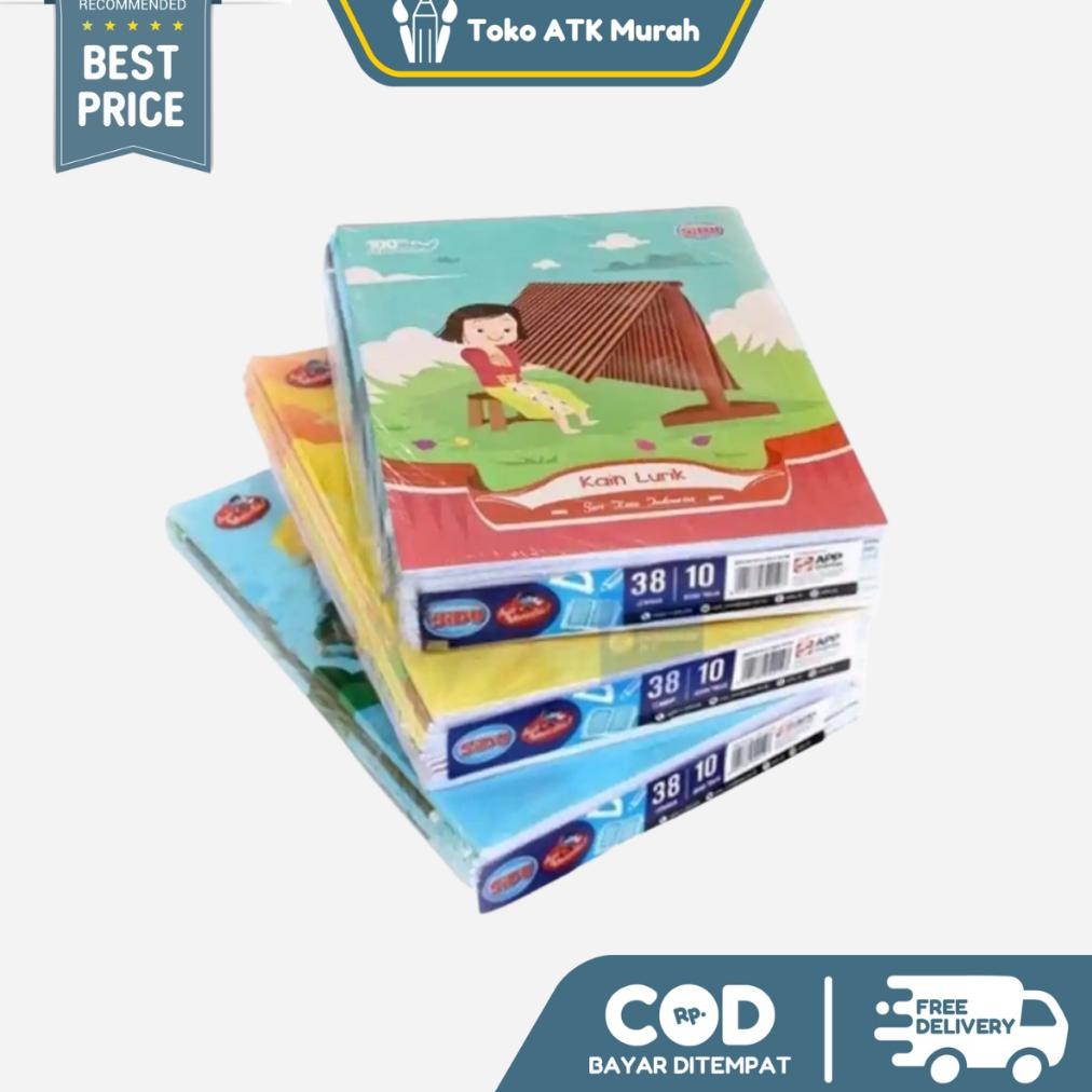 

SALE Buku Tulis SIDU Sinar Dunia 38 Lembar Pak isi 10 Buku Oy58