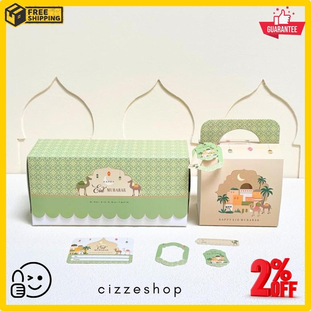 

5 Set Box Tenteng Chana 27.5X9.5X13Cm Box Lebaran Idul Fitri 3 Toples 500/600/800Ml Mr1 Terlengkap Dan Termurah