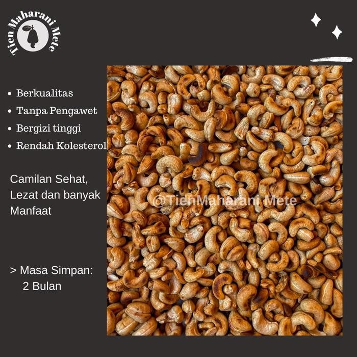 

BARANG TERLARIS Matang Sangrai Kacang Mete 1 kg Rasa Original Kacang Mede Food Snack Khas Wonogiri