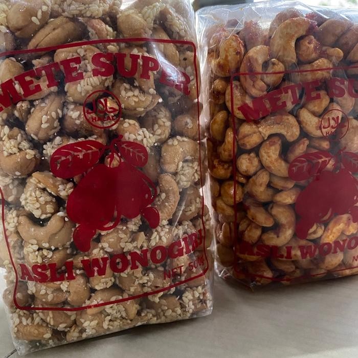 

BARANG TERLARIS Kacang mete 1kg 2 varian rasa (BUNDLING) Camilan Food Snacks