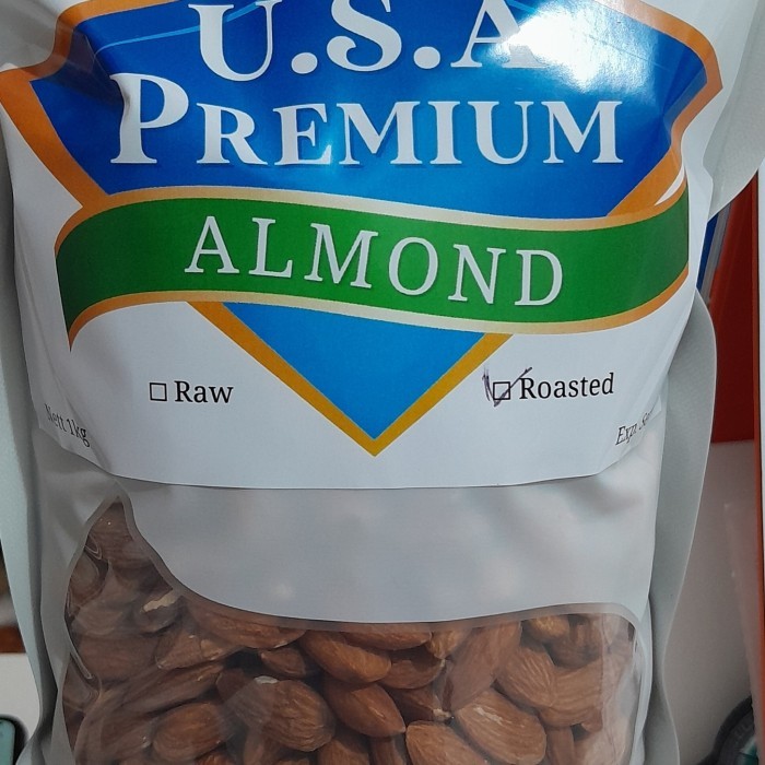 

BARANG TERLARIS Almond California Premium Roasted 1kg