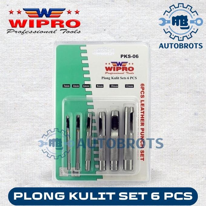 

Terlaris WIPRO Plong Kulit Set 6pcs / Leather Punch Set 6pcs PKS-06 SALE