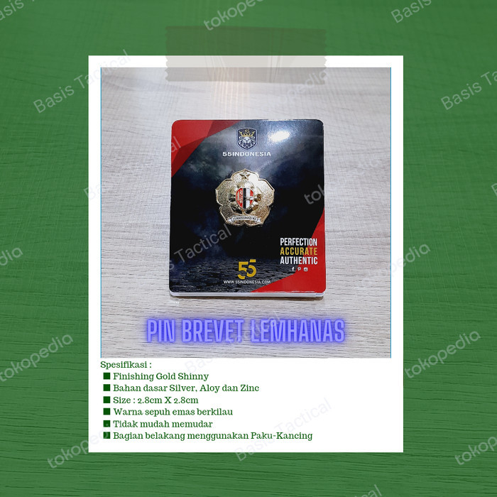 PIN BREVET LEMHANAS 55 INDONESIA
