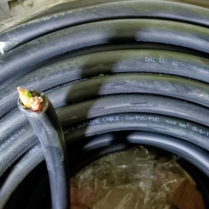 Promo KABEL SUPREME NYY 4X4 MM / TUFUL 4X4 MM SUPREME KHUSUS ECERAN METERAN