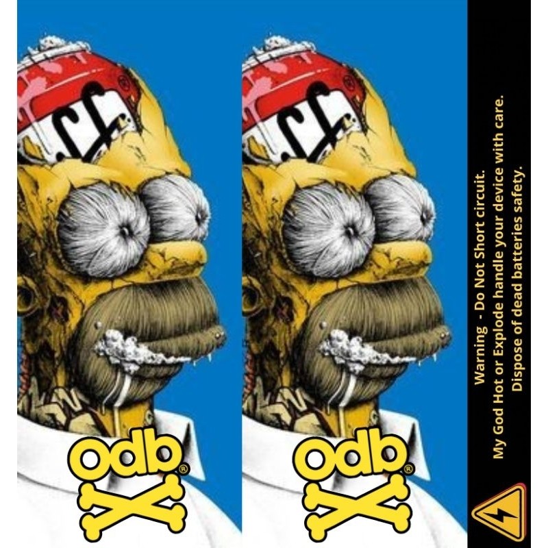 

Premium Cut - Ambitionstore Stiker Wrap Baterai 18650 Odb Retro Art V2 Series Pelindung Dan Penghias Untuk Segala Merek 13 Garskin Stiker / Case Custom Terlaris 2PCS/ Fullbody