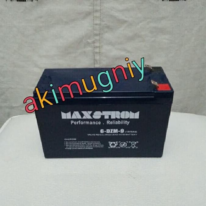 Produk Baru Aki 6-Dzm-9 Vrla 12V 9Ah Ups Solar Panel Sepeda Listrik Cctv Scooter