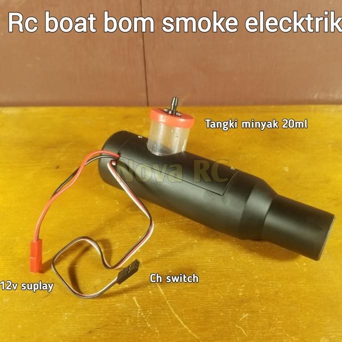 Promo Modul asap Rc boat bom smoke electric asap tebal dan tangki terpisah COD