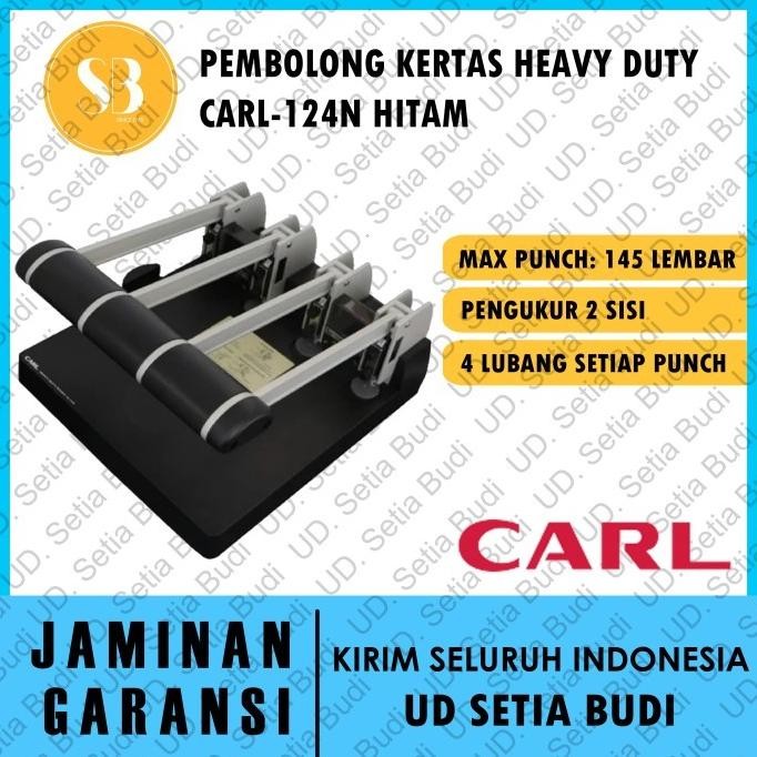 

Terlaris Pembolong Kertas Heavy Duty Punch 4 Lubang Carl 124N 124 N SALE