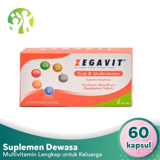Zegavit - Multivitamin B, C, E dan Zinc