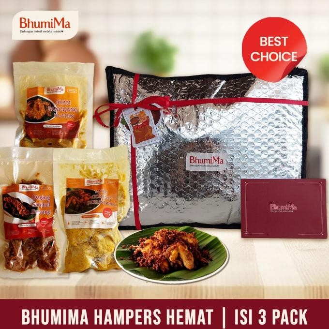 

Sale Bhumima Hampers Hemat Lauk Siap Masak Frozen Food Parcel Gift Hadiah