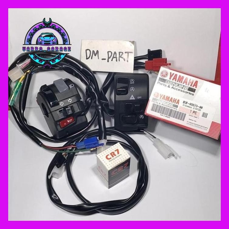SAKLAR HOLDER KIRI VIXION KANAN LEXI PNP NMAX ASLI ORI ORIGINAL YAMAHA
