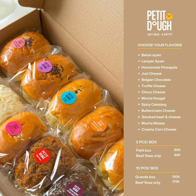 

Promo Petit Buns Isi 10 Pcs