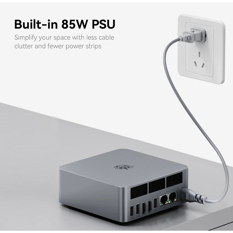 Mini PC Beelink EQR6 AMD Ryzen5 6600H DDR5 24GB/512GB SSD NVMe WiFi6 Dual LAN Windows 11 Pro