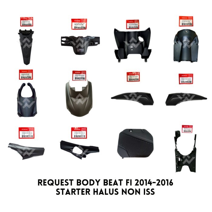 TERBARU Request Full Body Kasar BeAT FI K25 Starter Kasar 2012-2014 dan Starter Halus 2014-2016 Ori