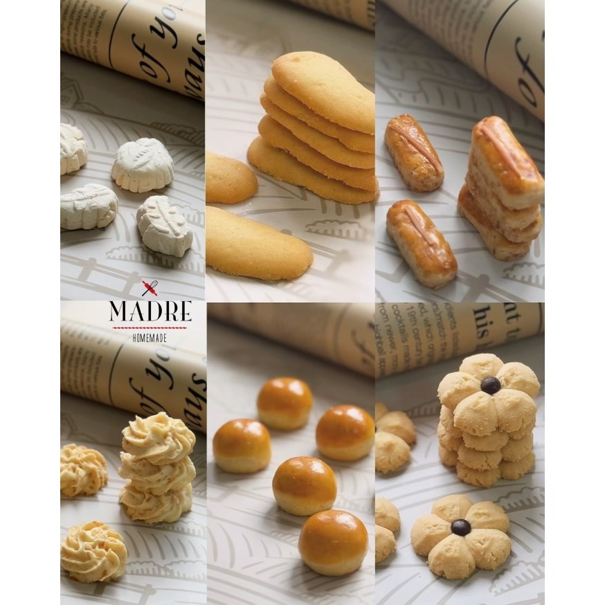 

PROMO !!! SALE TERLARIS HAMPER CNY IMLEK - 4 COOKIES MADRE HOMEMADE PARCEL CHINESE NEW YEAR READY