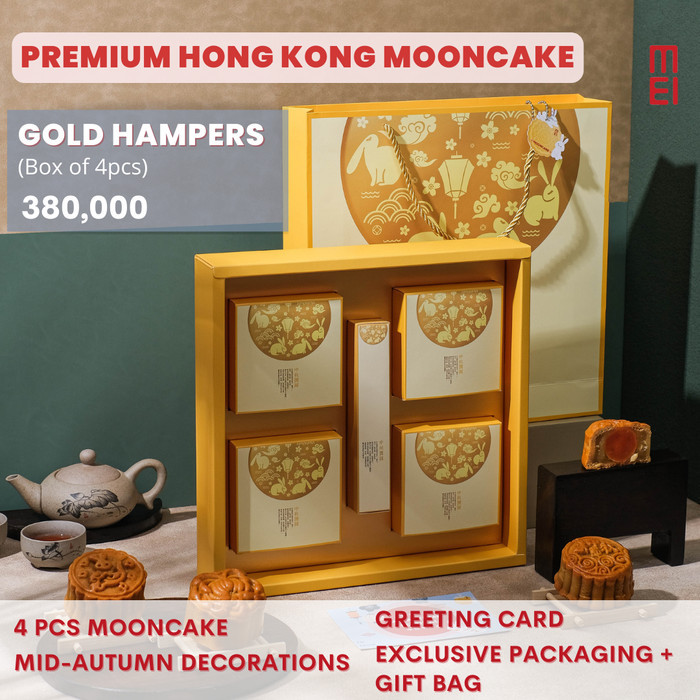 

PROMO !!! SALE TERLARIS PREMIUM HAMPERS MOONCAKE / KUE BULAN WITH HONGKONG INGREDIENTS READY