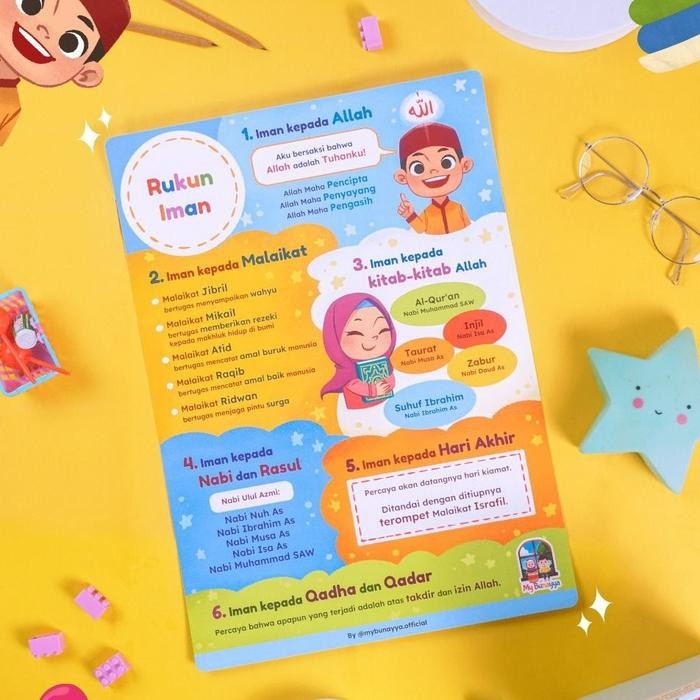 

BEST SELLER MY AMAZING ISLAMIC POSTER - SOFT COVER POSTER ANAK USIA 3+