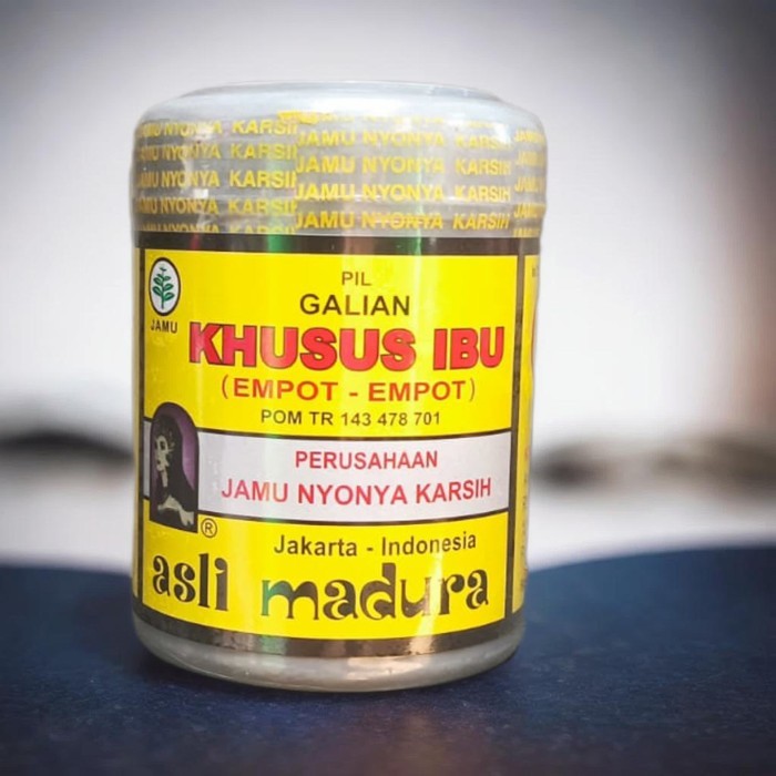 

ORIGINAL Pil Galian Empot Empot Jamu Nyonya Karsih Ramuan Madura PREMIUM