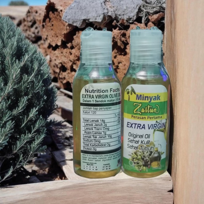 

ORIGINAL Minyak Zaitun Extra Virgin Olive Oil Towilah Herbal 60 ml PREMIUM