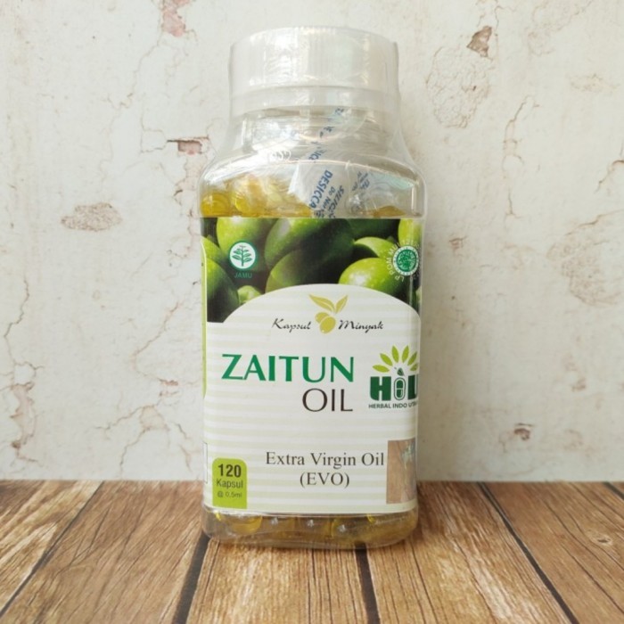 

ORIGINAL HIU Kapsul Minyak Zaitun Extra Virgin Olive Oil Isi 120 PREMIUM