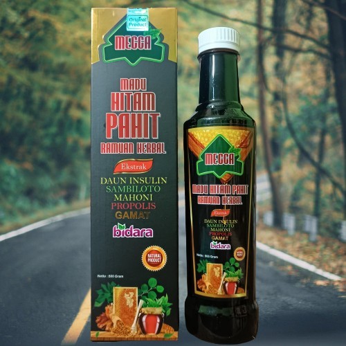 

ORIGINAL Madu Hitam Pahit Plus Daun Bidara Mecca 500 gram PREMIUM